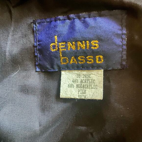 Vintage Black Faux Fur Lined Velvet Cape- Elegant Evening Wrap - Picture 2 of 6